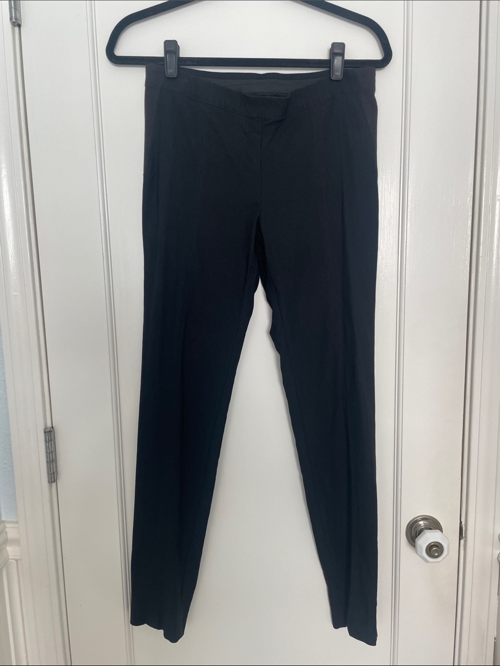 Soho Apparel Black Straight-Leg Pants